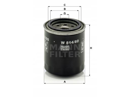 Filtr Oleju W 814/80