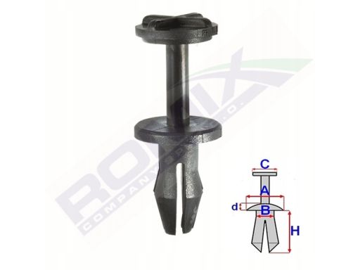 Elementy Montażowe Dla Motocykli Rom C70417