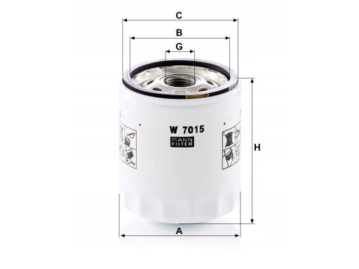 Filtr Oleju W 7015