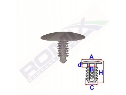 Elementy Montażowe Dla Motocykli Rom C70506