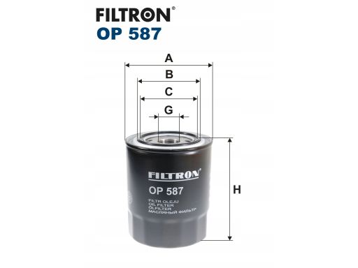 Filtr Oleju Op 587