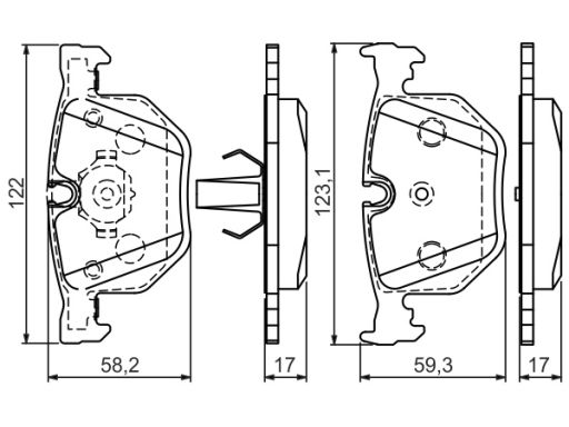 Klocek Hamulcowy Kpl. 0 986 494 286