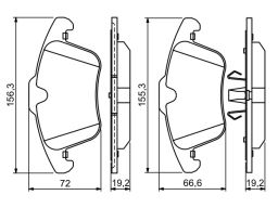 Klocek Hamulcowy Kpl. 0 986 494 209