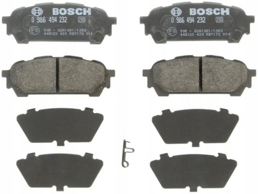 Klocek Hamulcowy Kpl. 0 986 494 232