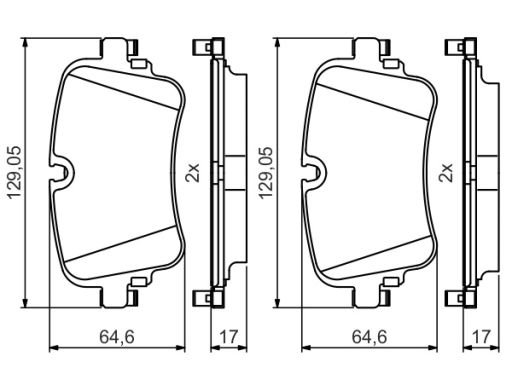 Klocek Hamulcowy Kpl. 0 986 495 426
