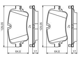 Klocek Hamulcowy Kpl. 0 986 495 426