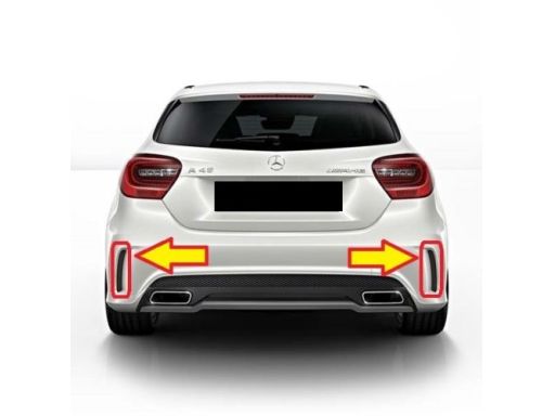 Zaślepka kratka zderzaka tył LEWA AMG Mercedes W176 A1768850053 nowa