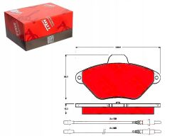 Klocek Hamulcowy Kpl. Gdb1102