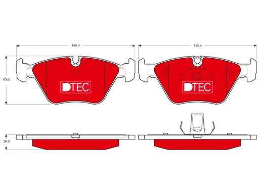 Klocek Hamulcowy Kpl. Gdb1531Dte
