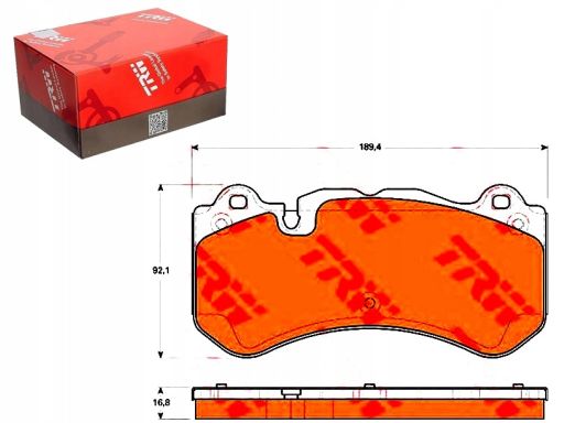 Klocek Hamulcowy Kpl. Gdb1710