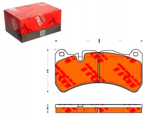 Klocek Hamulcowy Kpl. Gdb1739