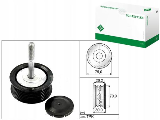 532 0792 10 Rolka Prowadząca Pasek Wielorowkowy (Tworzywo Sztuczne) Pa