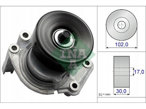 534 0350 10 Napinacz Paska Wielorowkowego Pasuje Do: Lexus Gs, Gx, Ls,