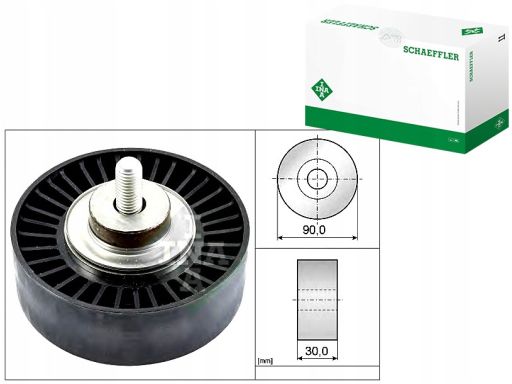 532 0752 10 Rolka Prowadząca Pasek Wielorowkowy (Tworzywo Sztuczne) Pa