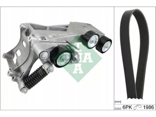 529 0233 10 Zestaw Pasków Wielorowkowych (Z Rolkami) Pasuje Do: Merced