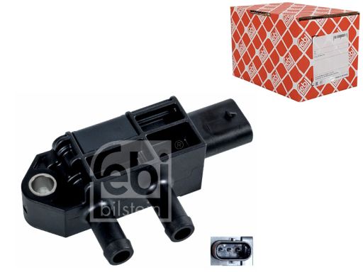 Fe171279 Czujnik Ciśnienia Spalin (Ilość Pinów: 3) Pasuje Do: Audi A3,