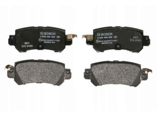 Klocek Hamulcowy Kpl. 0 986 495 368