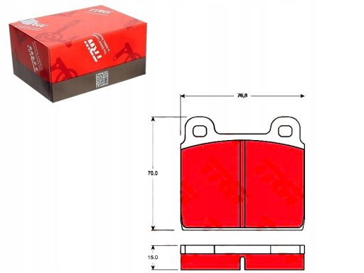 Klocek Hamulcowy Kpl. Gdb100