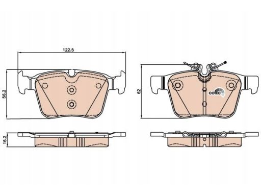 Klocek Hamulcowy Kpl. Gdb2071