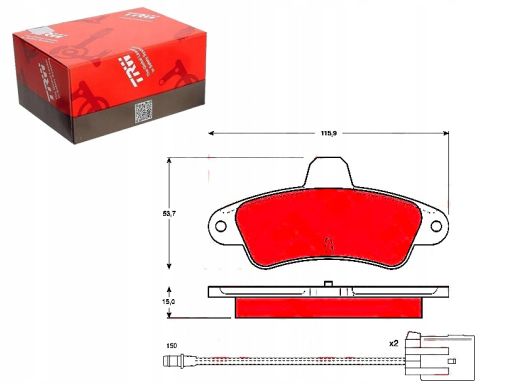 Klocek Hamulcowy Kpl. Gdb1112