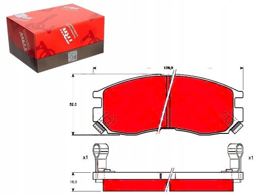 Klocek Hamulcowy Kpl. Gdb1128