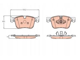 Klocek Hamulcowy Kpl. Gdb2193