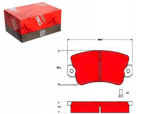 Klocek Hamulcowy Kpl. Gdb243
