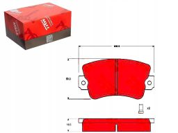 Klocek Hamulcowy Kpl. Gdb243