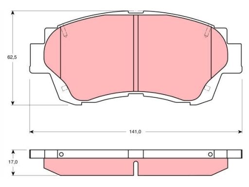 Klocek Hamulcowy Kpl. Gdb3155