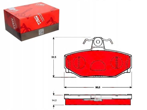 Klocek Hamulcowy Kpl. Gdb1377