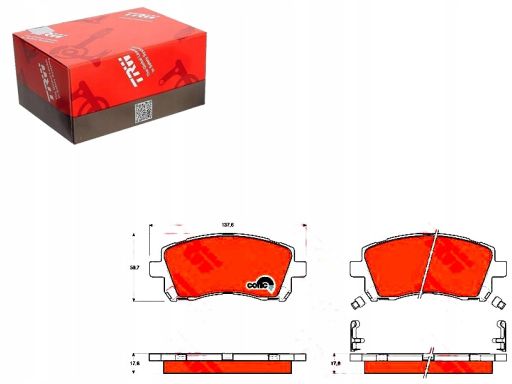 Klocek Hamulcowy Kpl. Gdb3217