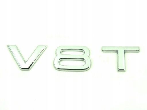 Emblemat Znaczek V8 T Audi 4H0853601 Oryginał