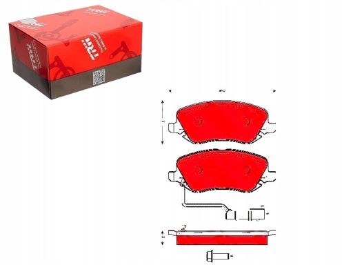 Klocek Hamulcowy Kpl. Gdb1489