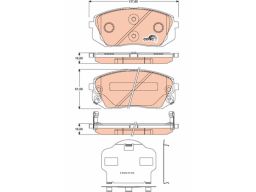 Klocek Hamulcowy Kpl. Gdb3461