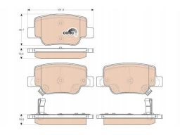 Klocek Hamulcowy Kpl. Gdb3547