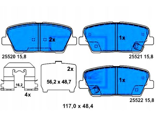Klocek Hamulcowy Kpl. 13.0460-5633.2