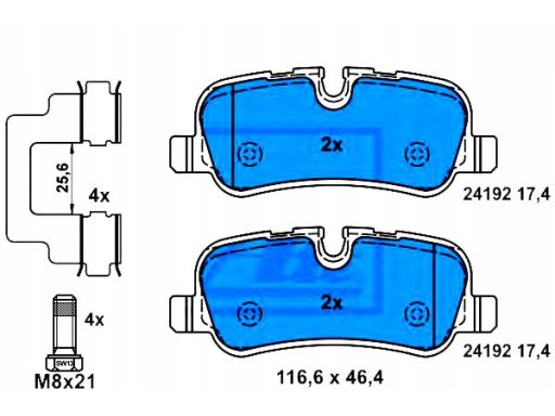 Klocek Hamulcowy Kpl. 13.0460-2719.2