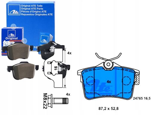 Klocek Hamulcowy Kpl. 13.0460-2745.2