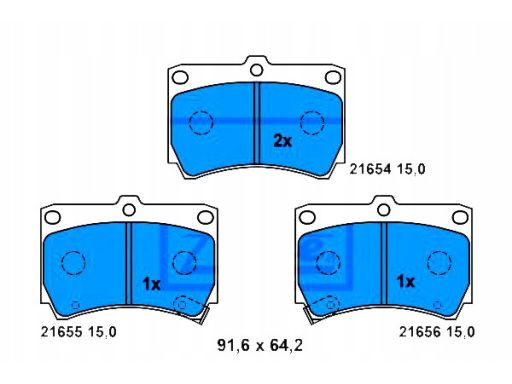 Klocek Hamulcowy Kpl. 13.0460-5944.2