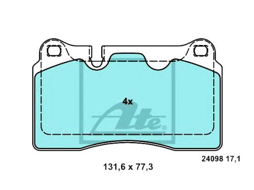 Klocek Hamulcowy Kpl. 13.0470-4833.2