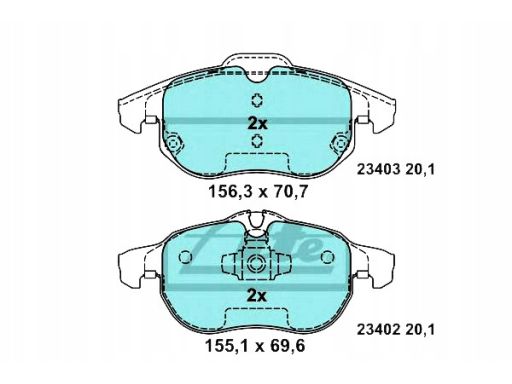 Klocek Hamulcowy Kpl. 13.0470-7172.2