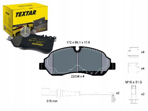 Klocek Hamulcowy Kpl. 2203401