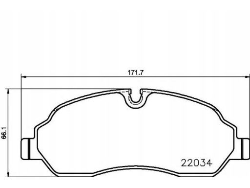 Klocek Hamulcowy Kpl. 2203401