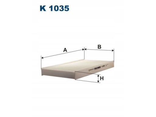 Filtr Kabiny K 1035