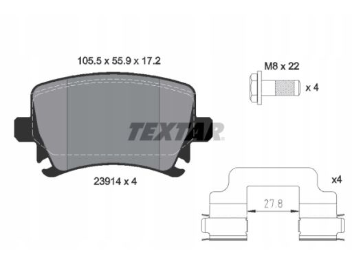 Klocek Hamulcowy Kpl. 2391402