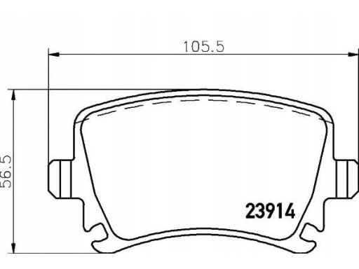 Klocek Hamulcowy Kpl. 2391402