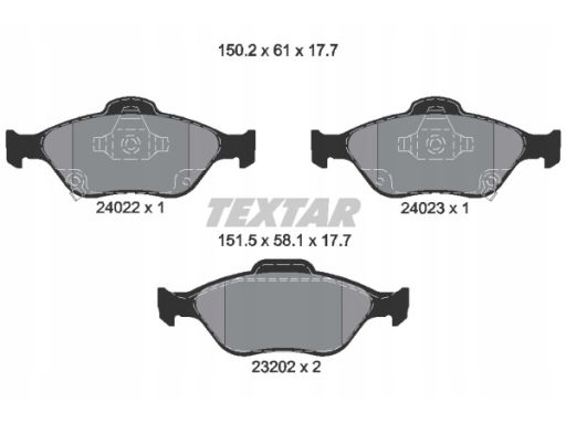 Klocek Hamulcowy Kpl. 2402201