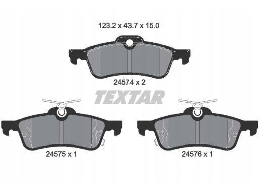 Klocek Hamulcowy Kpl. 2457401