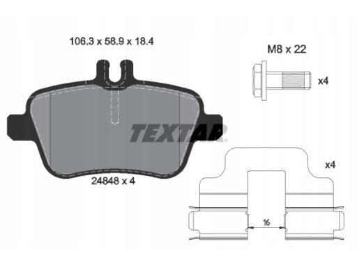 Klocek Hamulcowy Kpl. 2484803
