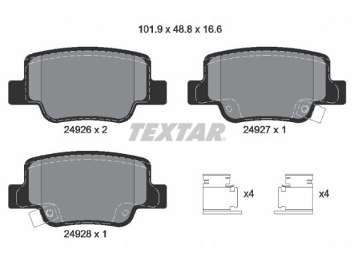 Klocek Hamulcowy Kpl. 2492601
